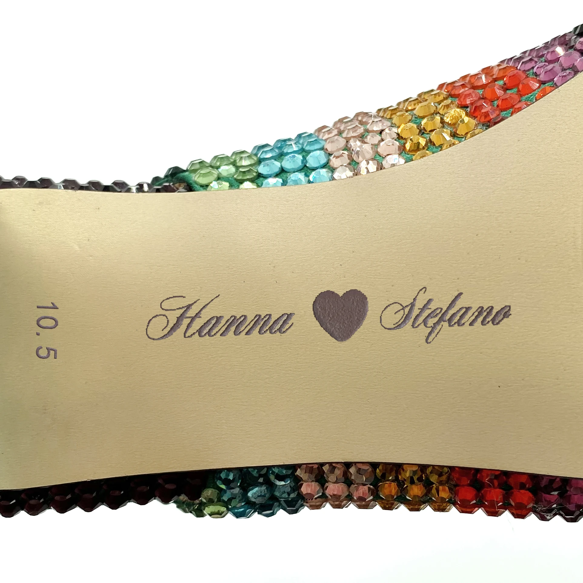 Custom Wedding Engraving Surname & Date on Outsole