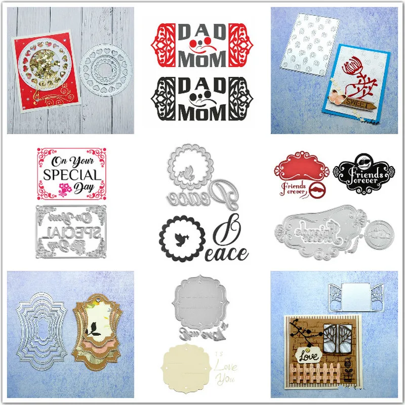 

DiyArts Lace Collections Metal Cutting Dies Scrapbooking Craft Dies Cuts DIY Album Card Make Stencils Die for Card Making