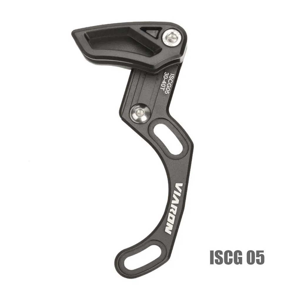 BLACK ISCG05 Ультра-светильник BB 08/ISCG 05 защита велосипедная цепь стабилизатор направляющая цепи для велосипеда однодисковая направляющая цепи алюминиевый сплав CNC VIARON - Цвет: BLACK ISCG05