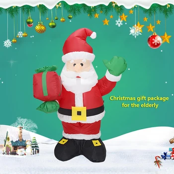 

Merry Christmas Led Light Inflatable Santa Claus Snowman Tree New Year Balloons Party Decoration Home Xmas Party Decor 2020