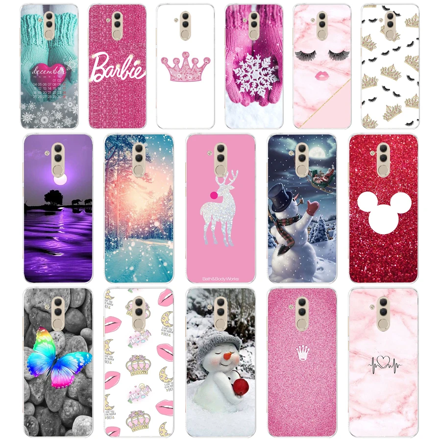 

J soft case For Huawei Mate 20 Lite Case 6.3 inch Transparent Silicone Phone For Huawei Mate 20 Lite Cover Coque Cap