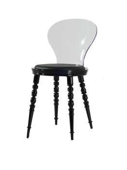 

Nordic restaurant furniture French romantic model room small apartment balcony modern stylish high-end dining chair lounge chair