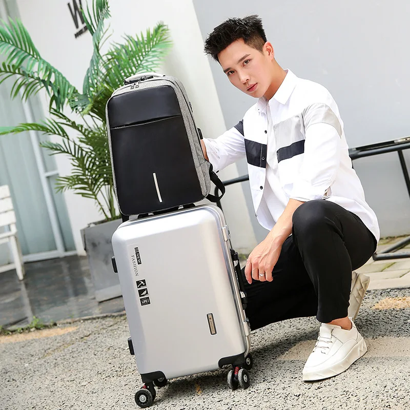 

Charging Anti-Theft Computer Bag Backpack Password Lock Multi-functional Backpack Travel Men And Women School Bag