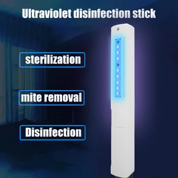 

10 Sanitizer Disinfection Light Wand LED UV Travel Lightweight Lamp Stick LED Sterilizing Disinfection Protection