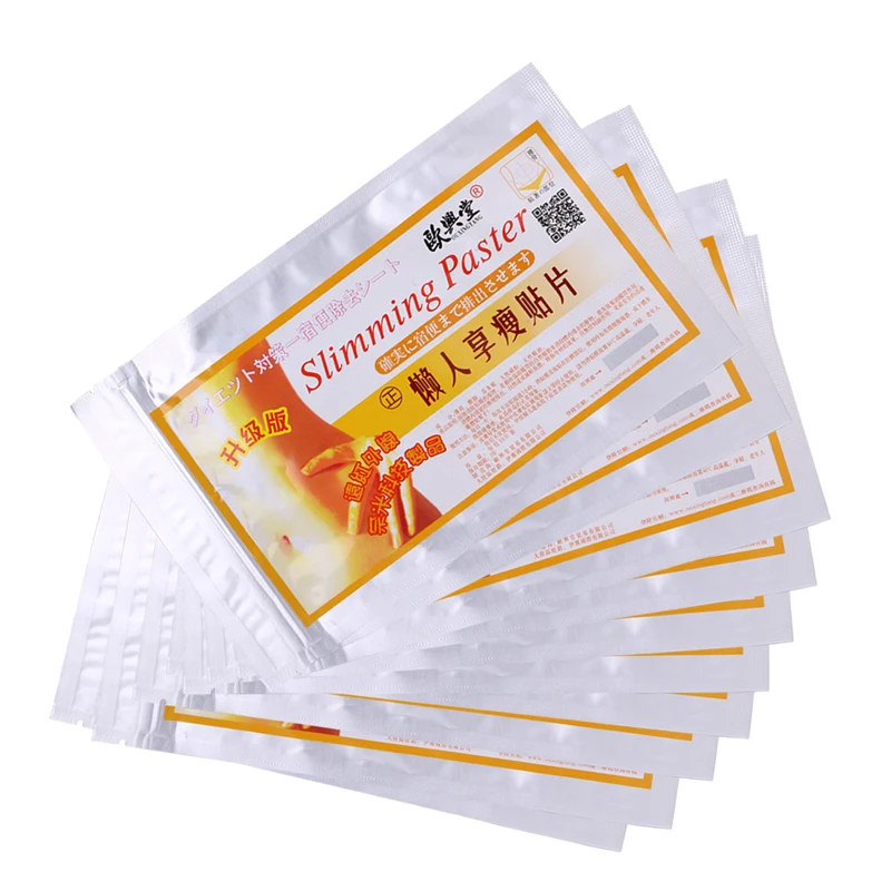 100 шт./компл. Горячая оборудованиедля похудения патч Вес Потеря тела Обёрточная бумага нашивки клей лист
