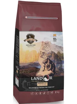 

Landor Indoor Cat сухой корм для кошек, живущих в помещении, Утка и рис, 2 кг.