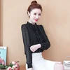 Women Spring Autumn Style Chiffon Blouses Shirts Lady Casual Long Sleeve O-Neck Polka Dot Printed Chiffon Blusas Tops DD8879 ► Photo 3/5