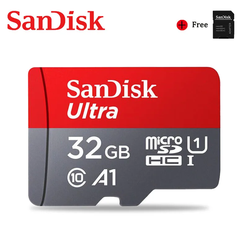 SanDisk карта памяти 256 ГБ 200 128 Гб 64 98 МБ/с./с Micro sd класс 10 32 16 флэш Microsd для