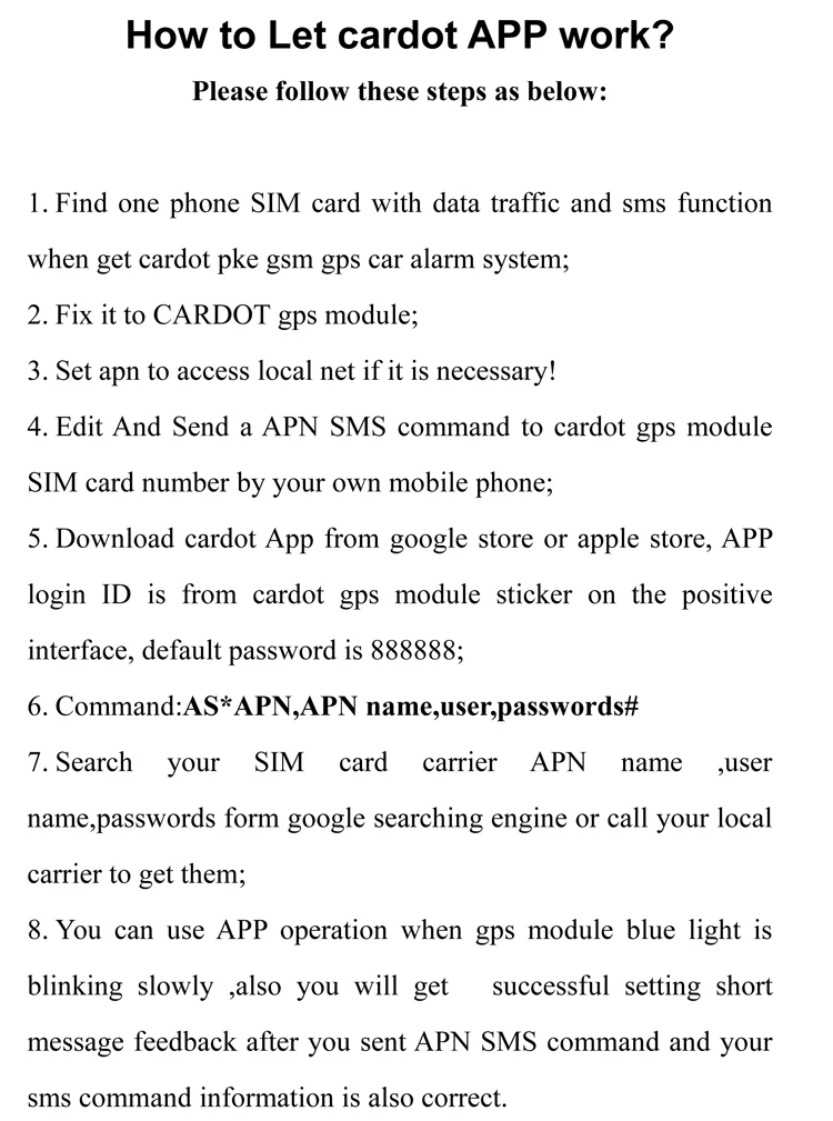 Cardot bluetooth gsm и gps смартфон приложение удаленный стартер автомобильная система безопасности