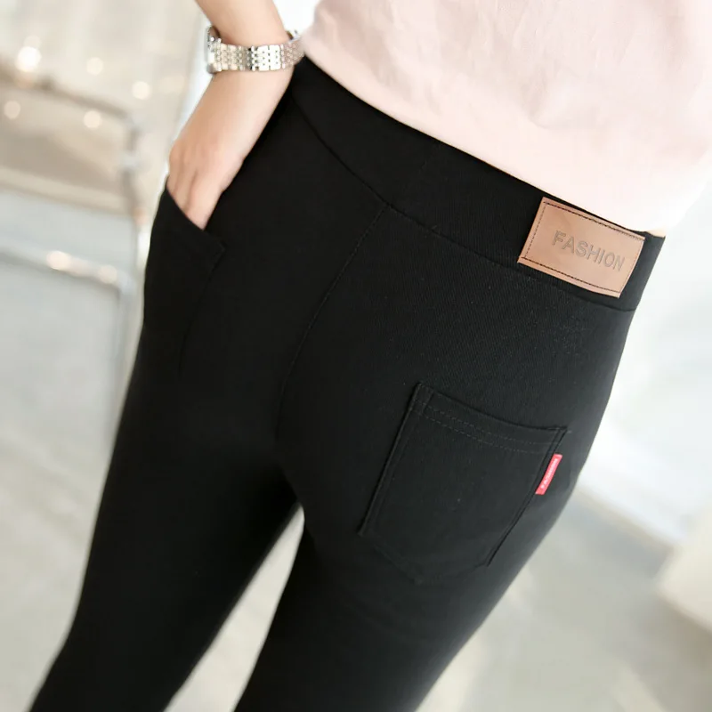 Women's Plus Casual Stretch High Waisted Pull On Leggings Tummy Control  Trousers Skinny Pants 4XL 