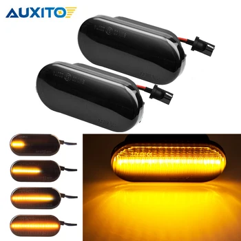 

2PCS Led Dynamic Side Marker Turn Signal Light Sequential Blinker Light For VW Golf 3 4 MK3 MK4 Passat 3BG Polo 6N 9N Bora Vento