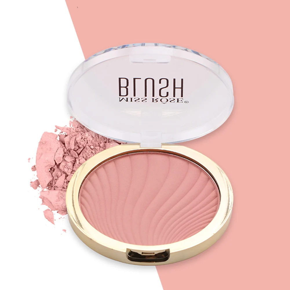 Pro 6 Colors Matte Face Blusher Powder Long Lasting Brightening Cheek Cosmetics