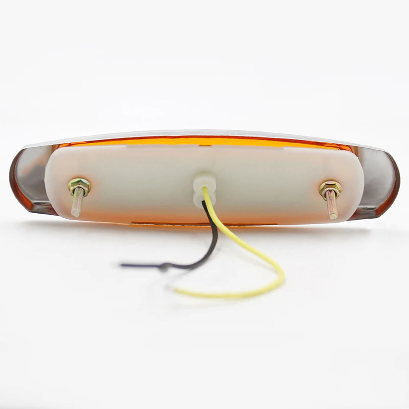 10 шт. 12 Светодиодный желтый гальванический автомобильный Тяжелый Грузовик Боковые Габаритные Огни Великобритания