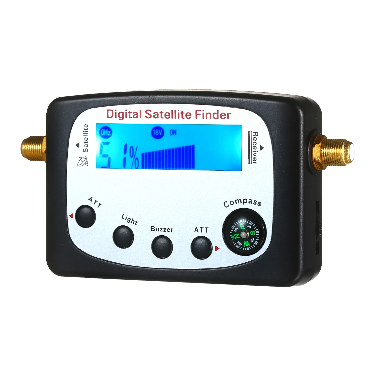 Medidor De Sinal Localizador De Satélite V10 Pro HD De TV Via DVB-S/S2