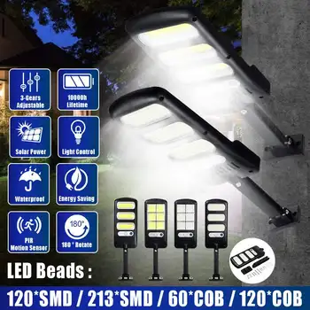 

Solar Motion Sensor Wall Light Outdoor Street Light Wall IP67 Waterproof Industrial Garden Square Highway Thin LED Road Lamp