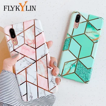 

FLYKYLIN Marble Flower Case For Samsung Galaxy A51 A71 S20 Ultra S20 Plus on Back Cover Art Leaf Soft Silicone Phone Cases Coque