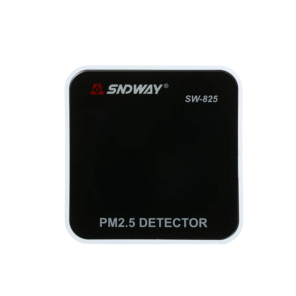 

SNDWAY SW-825 HD LED Digital Display Air Quality Analyzer Mini USB Rechargeable PM2.5 Detector Tester Gas Monitor