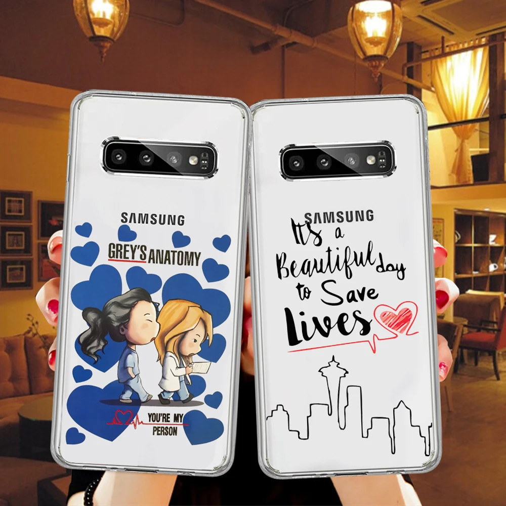 Чехол для телефона Greys Anatomy You are my person из мягкого ТПУ Samsung A50 A70 A10 A3 S8 S9 S10 S7