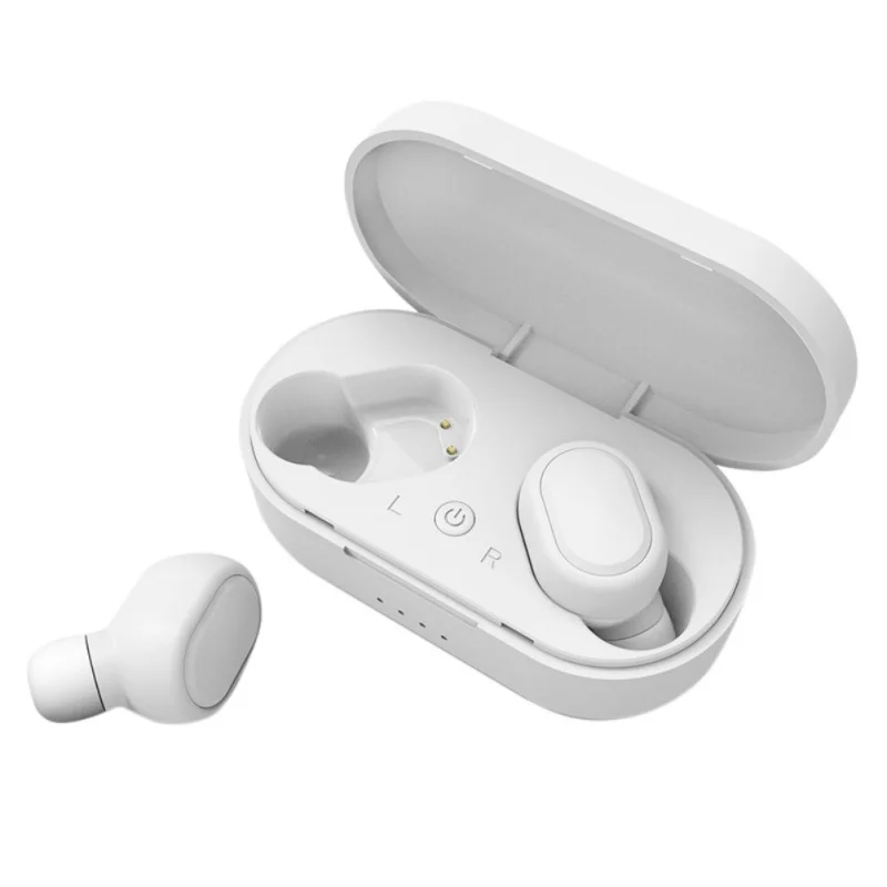 Наушники-вкладыши для Bluetooth 5,0 Автоматическое Сопряжение Беспроводной стерео TWS гарнитура Аксессуары для ванной комнаты с зарядный чехол