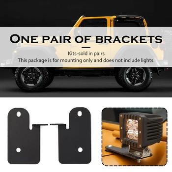 

A-Pillar Windshield Hinge Brackets Offroad LED Light Outdoor Anti-resistance Repairing Parts for Jeep Wrangler JL 18-20