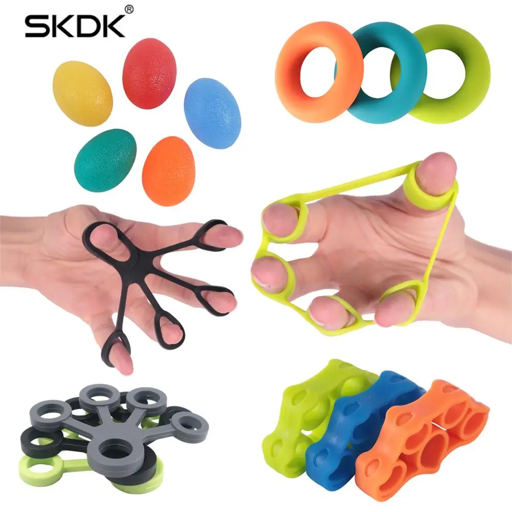 SKDK рукоятка палец захват силиконовый силовой тренажер Кроссфит фитнес