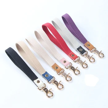 

New Wallet Belt Canvas Wrist Bag Strap Clutch Bag Short Strap Replacement Purse Bag Belt Key Belt Portable Women Handbag Handle