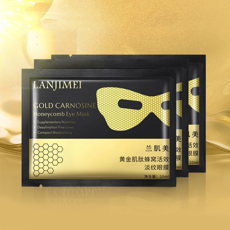 

3-8PCS Gold Collagen Eye Mask Eye Care Under Eye Patches Anti-Puffiness Dark Circles Moisturizing Firming Anti-Wrinkle Eye Masks