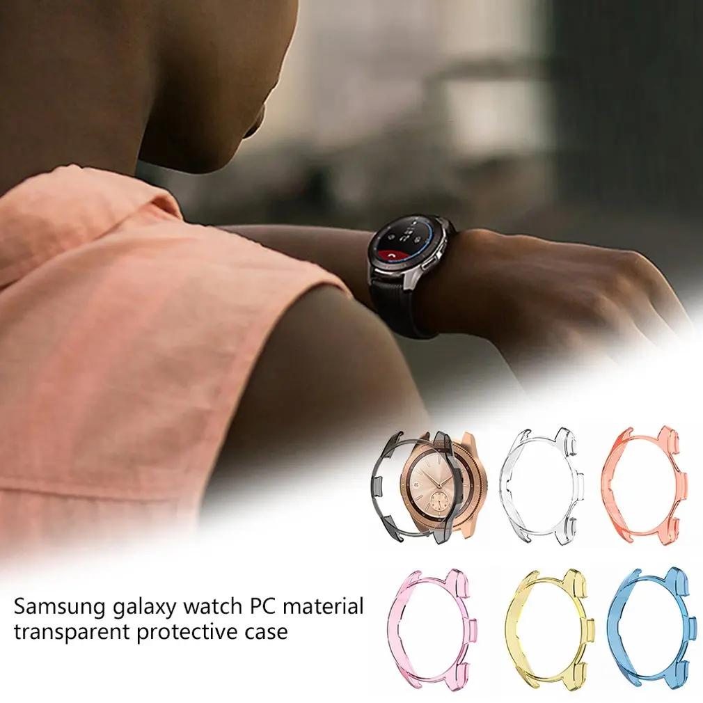 Подходит для samsung Galaxy Watch 42 мм Защитная крышка прозрачная крышка Pc материал