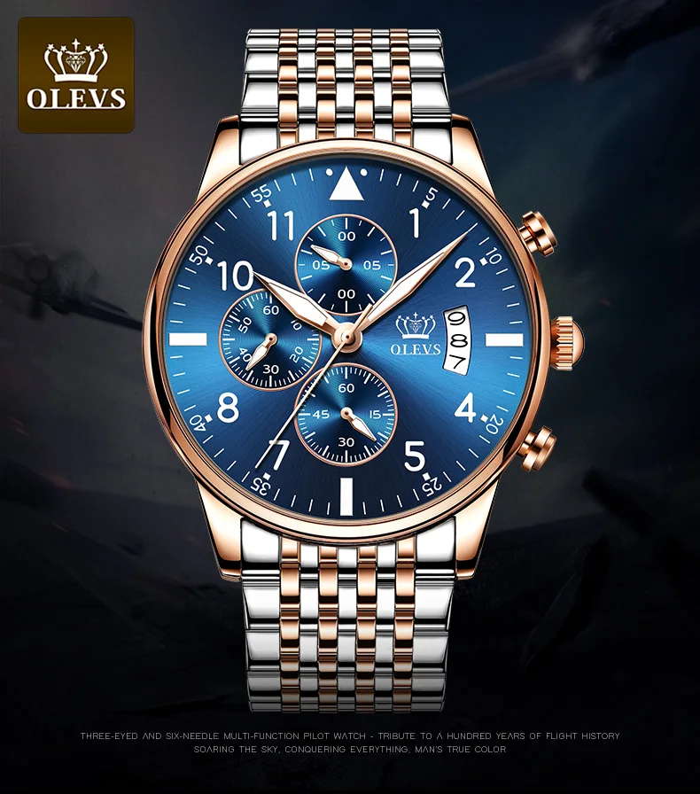 OLEVS 2869 Men Quartz Watch 4