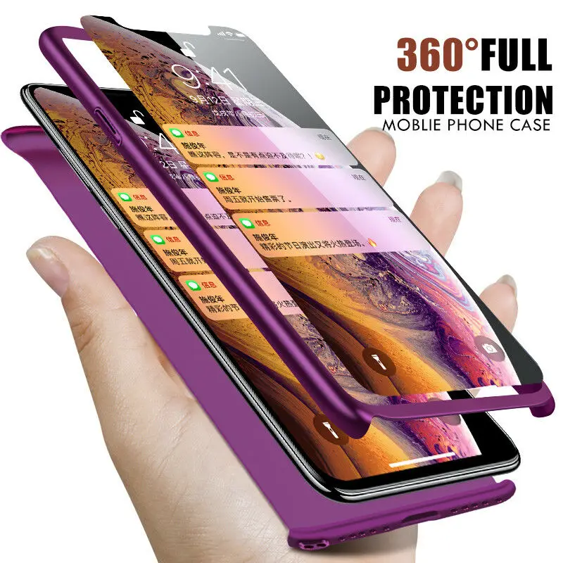 Роскошный чехол для телефона с полным покрытием 360 градусов на iPhone X XR XS Max wish из
