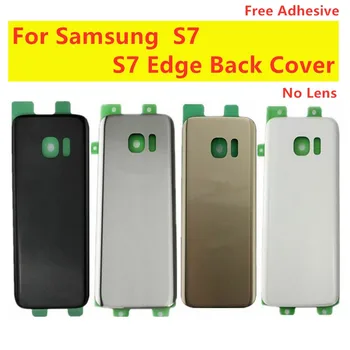 

Back Battery Cover For S7 G930 Samsung Battery Cover For Samsung Galaxy S7 Edge G935F Glass Housing Battery Back Cover Rear Door