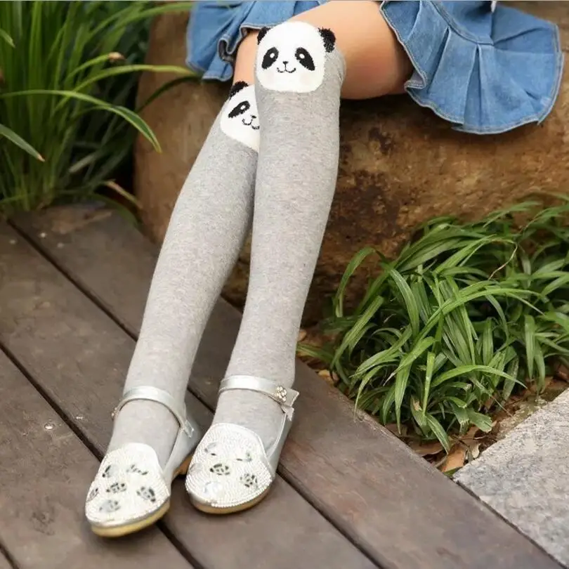Children Socks 2 Детские носки, детские хлопковые носки с изображением медведя, Длинные Гетры, милые носки для мальчиков и девочек, детские носки, 3-12 лет, милые носки с мультипликационным принтом - Цвет: Children Socks 2