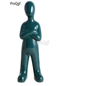 

Prodgf 1Pcs A Set people top thinking is clever or stupid statue xiaozhang