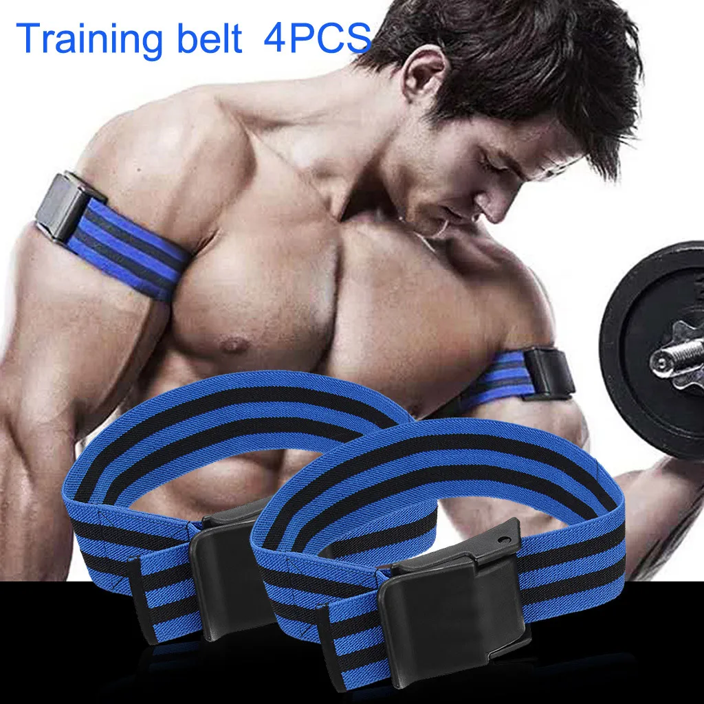 

2 Pair Fitness Blood Flow Restriction Training Bands Strap Hot Supply Occlusion Fitness Arm Leg Wraps Bodybuilding Gym Equipment