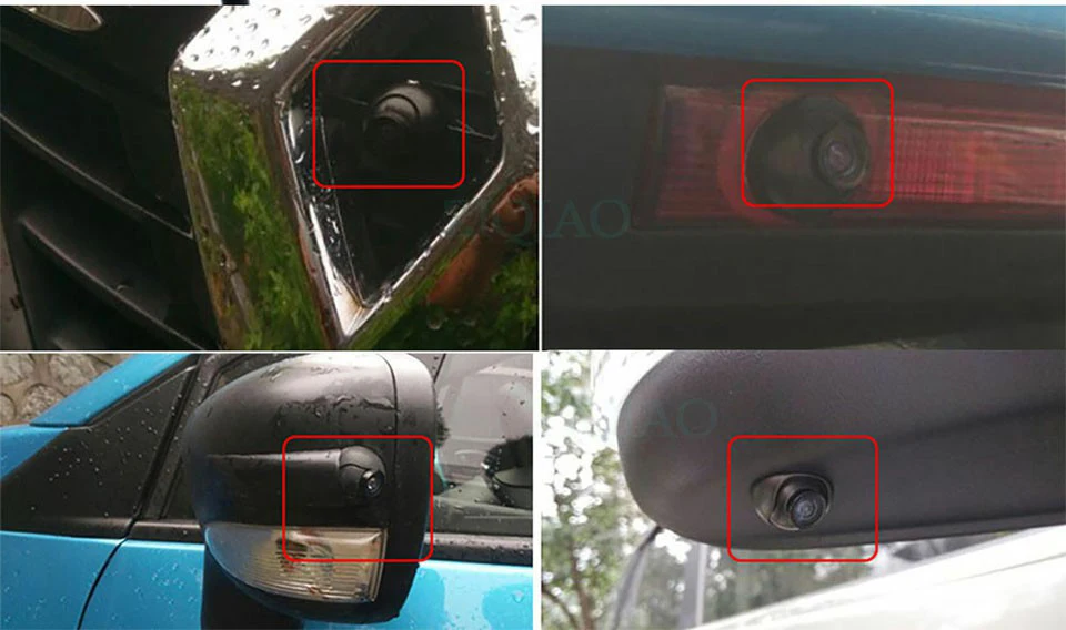 ZIQIAO 7 Inch LCD Car Mirror Monitor Parking Monitoring System with Night Vision Side Front Rear View Camera ZIQIAO 7 Inch LCD Car Mirror Monitor Parking Monitoring System with Night Vision Side Front Rear View Camera