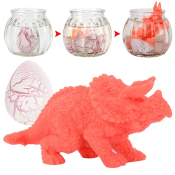 

2pcs Dinosaur Egg Toy Water Bibulous Grow Inflation Toy Hatch Egg Toy for Kids Children (Random Color)
