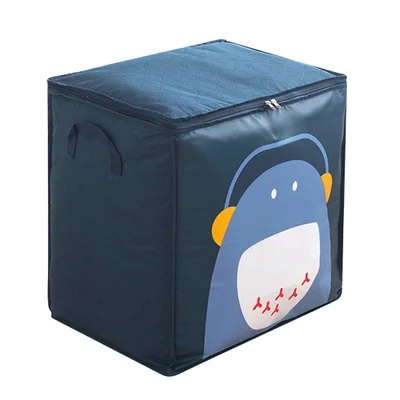 Большой под кровать мультфильм одеяло подушки Бытовая сумка для хранения одежды коробка для хранения портативный мешок одежды упаковки - Цвет: 48.5x36.5x52cm