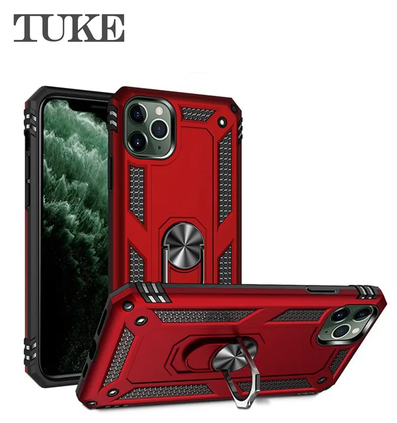 Luxury Armor Magnetic Shockproof Case On The For Xiaomi Redmi 8 Silicone Car Metal Ring | Мобильные телефоны и аксессуары