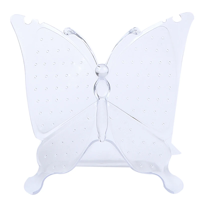 EARRING RACK jewellery HOLDER clear display stand BUTTERFLY UK seller 96 holes 
