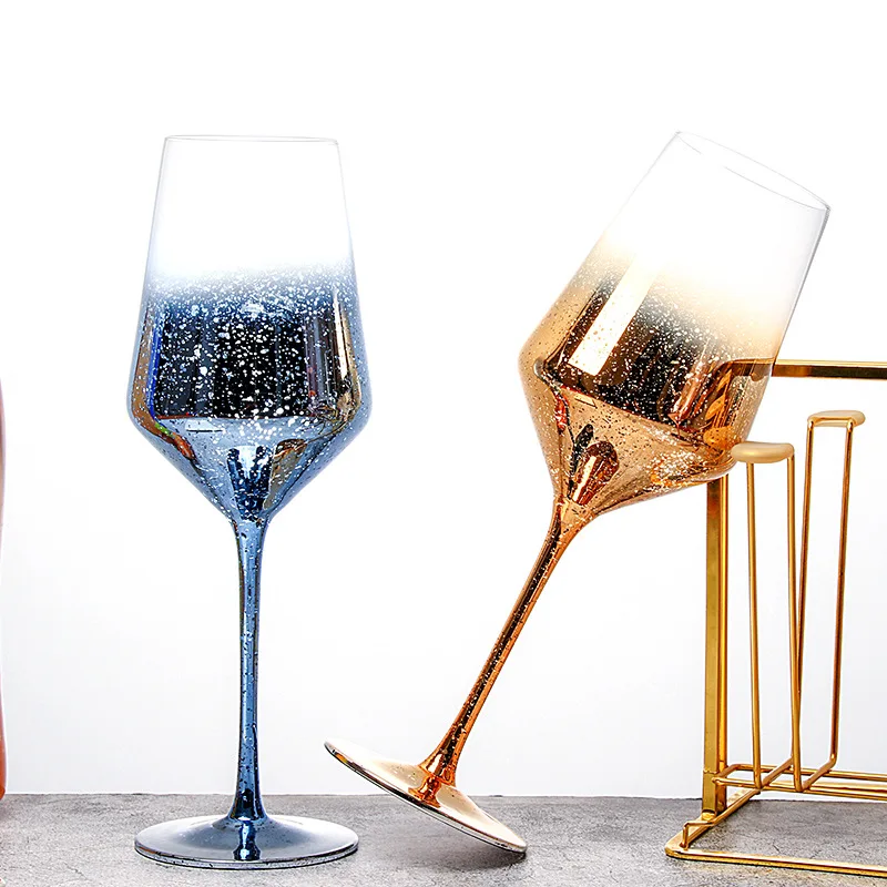 Wine Glass Goblet Lead-Free Champagne Goblets Party Dinner Drink Cup Creative Starry Sky Home Decoration