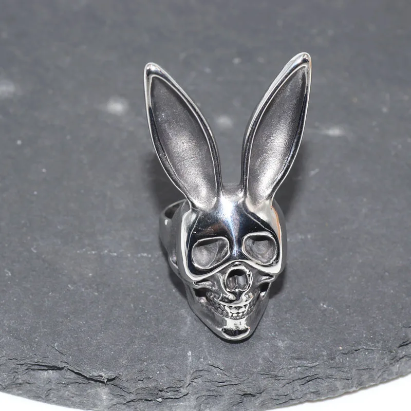 Skull bunny ring best sale