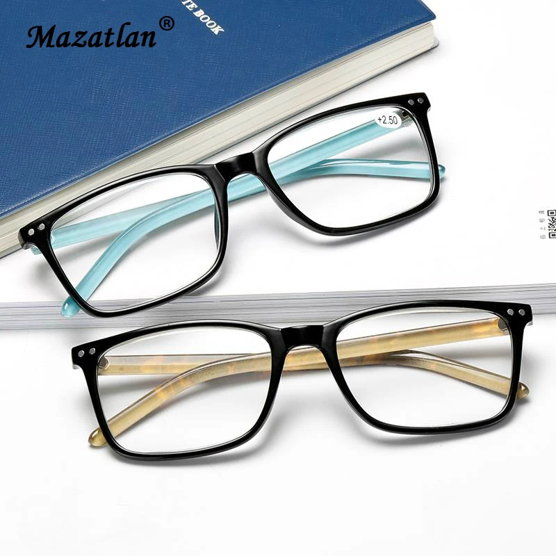 Brand Rectangular Hyperopia Reading Glasses Men Women Presbyopia Black Card Reader Glasses Glasses 1.0 1.5 2.0 2.5 3.0 3.5 4.0