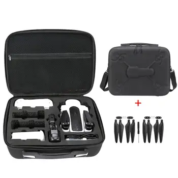 

Portable Waterproof PU Carrying Case Storage Shoulder Bag with Propellers for Hubsan H117S Zino RC Drone Quadcopter Accessories