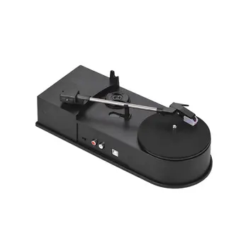 

Mini USB Stereo Turntable Vinyl Record Player 2-Speed(33/45 RPM) MP3/ WAV Converter Function with RCA Outputs