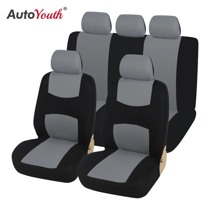 WOLTU 7232-5 Voorstoelhoes, Auto Universele Autohoes Zwart Blauw