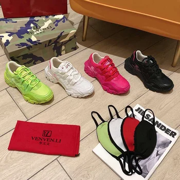 

VL V French brand fashion Sneakers women shoes counter the latest vamp leather top luxury standard manufacturing fine packaging
