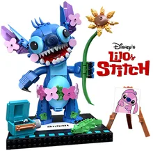 New Cartoon Building Bricks Stitch Action Figures Toys Anime Gifts Free Shipping