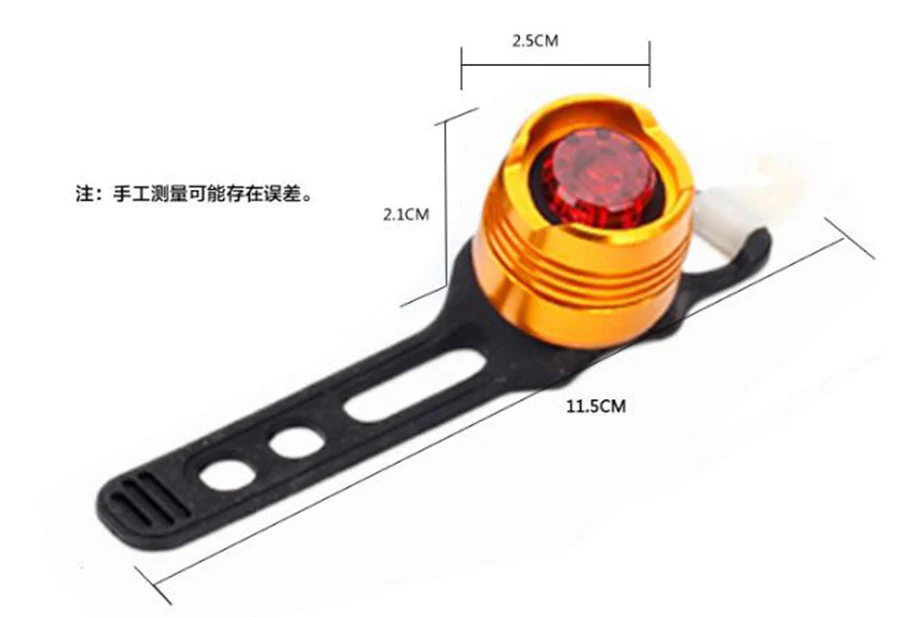 Светодиодный задний светильник из алюминиевого сплава с высокой яркостью, рубиновый Предупреждение ющий защитный шлем, светильник для велосипеда, светильник-лягушка, оборудование