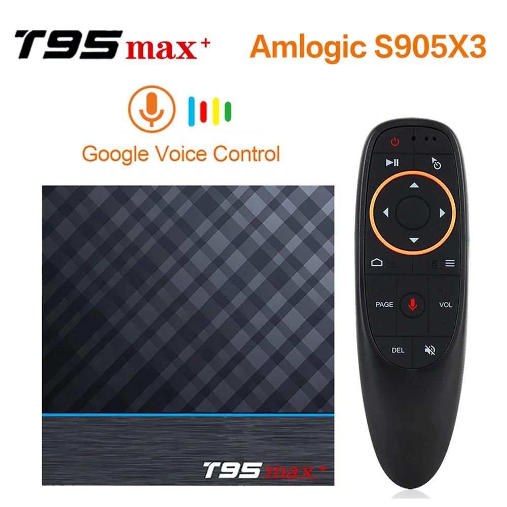 ТВ приставка T95 MAX Plus Android 9 0 Amlogic S905X3 4 Гб 32 ГБ 64 Wi Fi USB3.0 1080P H.265 8K 4K 60 кадров в секунду