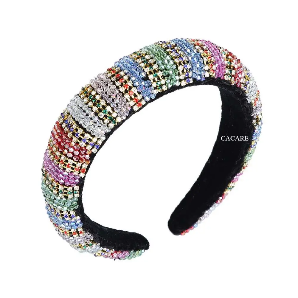 Luxury Rhinestones Headbands for Women Head Bands Jewelry Hairbands Ornaments Bridal Tiara F0012 Multi-Choices Retail Wholesale